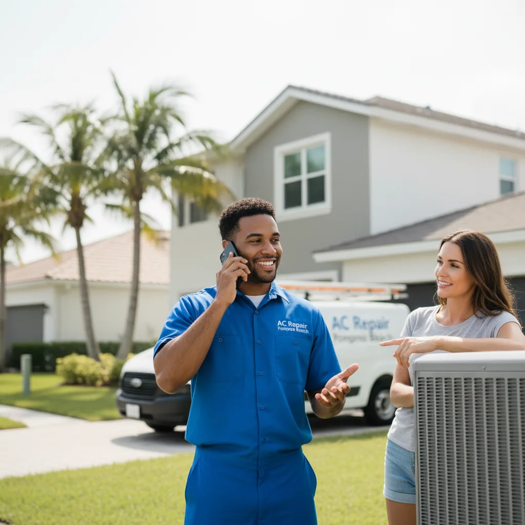 AC Repair Pompano Beach customer support in Leonard